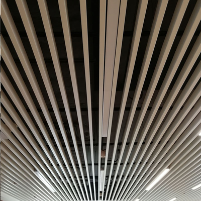 50x100mm Aluminum Metal Ceiling Suspended U Shaped Acoustic Ceiling System