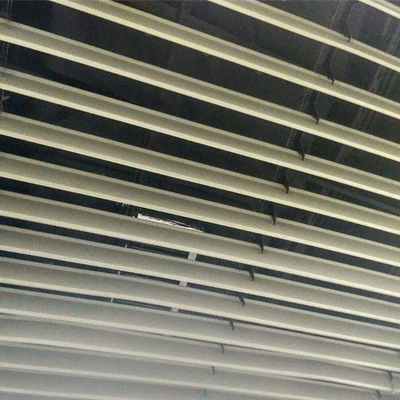 Fire Resistant Aluminum B Screen Ceiling 200x3000mm For Exterior Wall Decoration