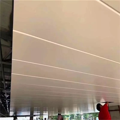 300x3000mm Aluminum H-Strip Ceiling For Convention Center Wall Decoration